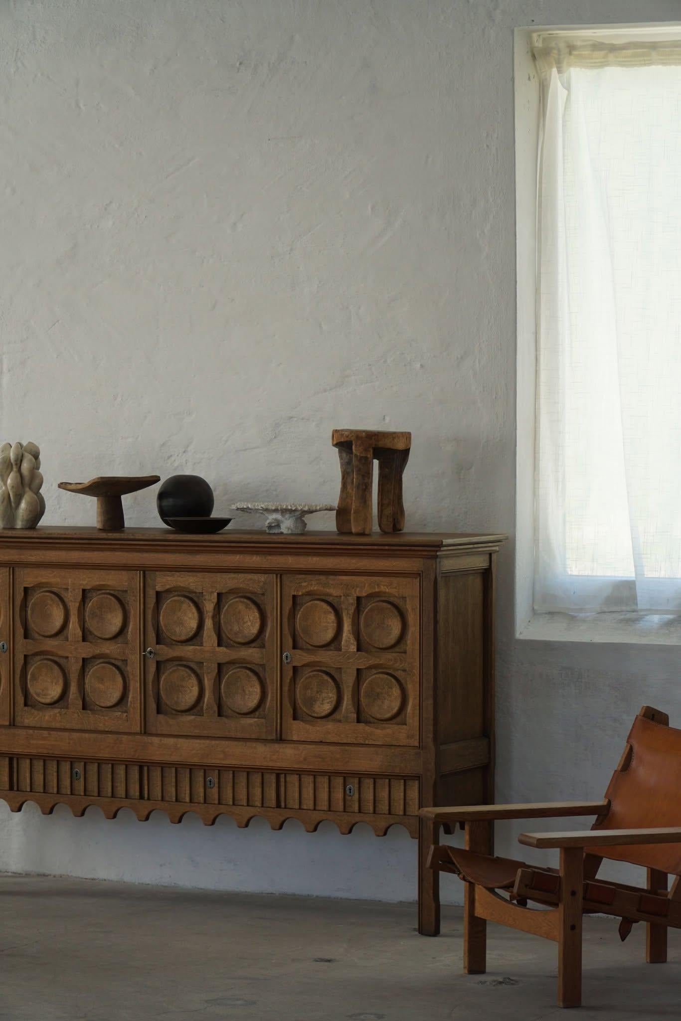 Henning Kjærnulf, Danish Mid Century Modern, Sideboard in Oak, Nyrup Møbelfabrik In Good Condition In Odense, DK