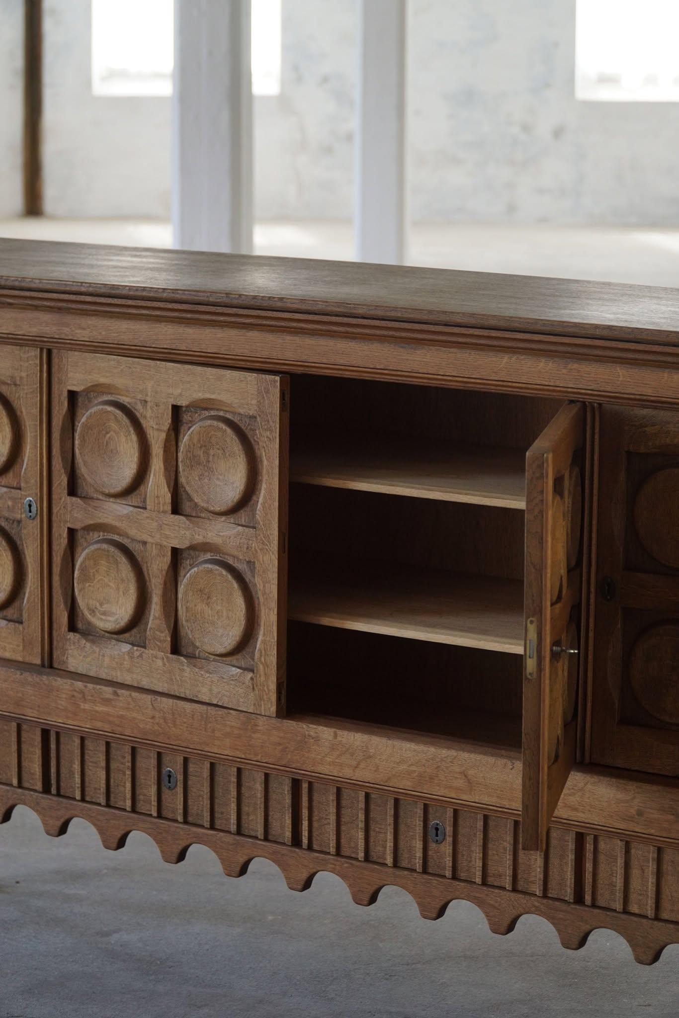Henning Kjærnulf, Danish Mid Century Modern, Sideboard in Oak, Nyrup Møbelfabrik 3