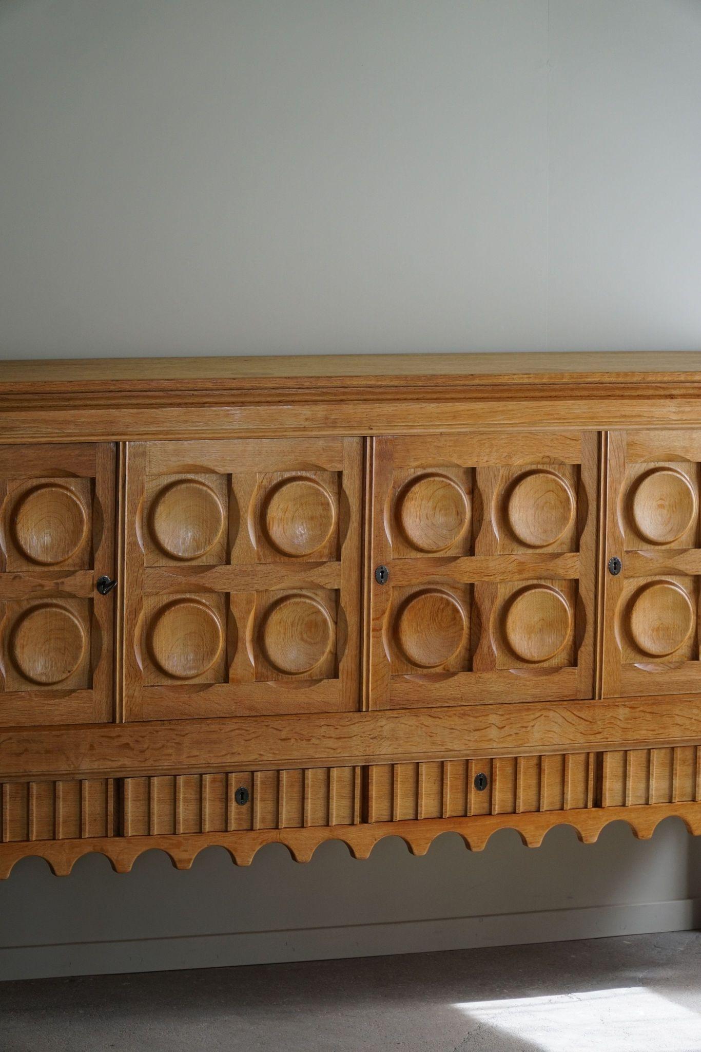 Henning Kjærnulf, Danish Mid Century Modern, Sideboard in Oak, Nyrup Møbelfabrik 4