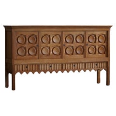 Antique Henning Kjærnulf, Danish Mid Century Modern, Sideboard in Oak, Nyrup Møbelfabrik