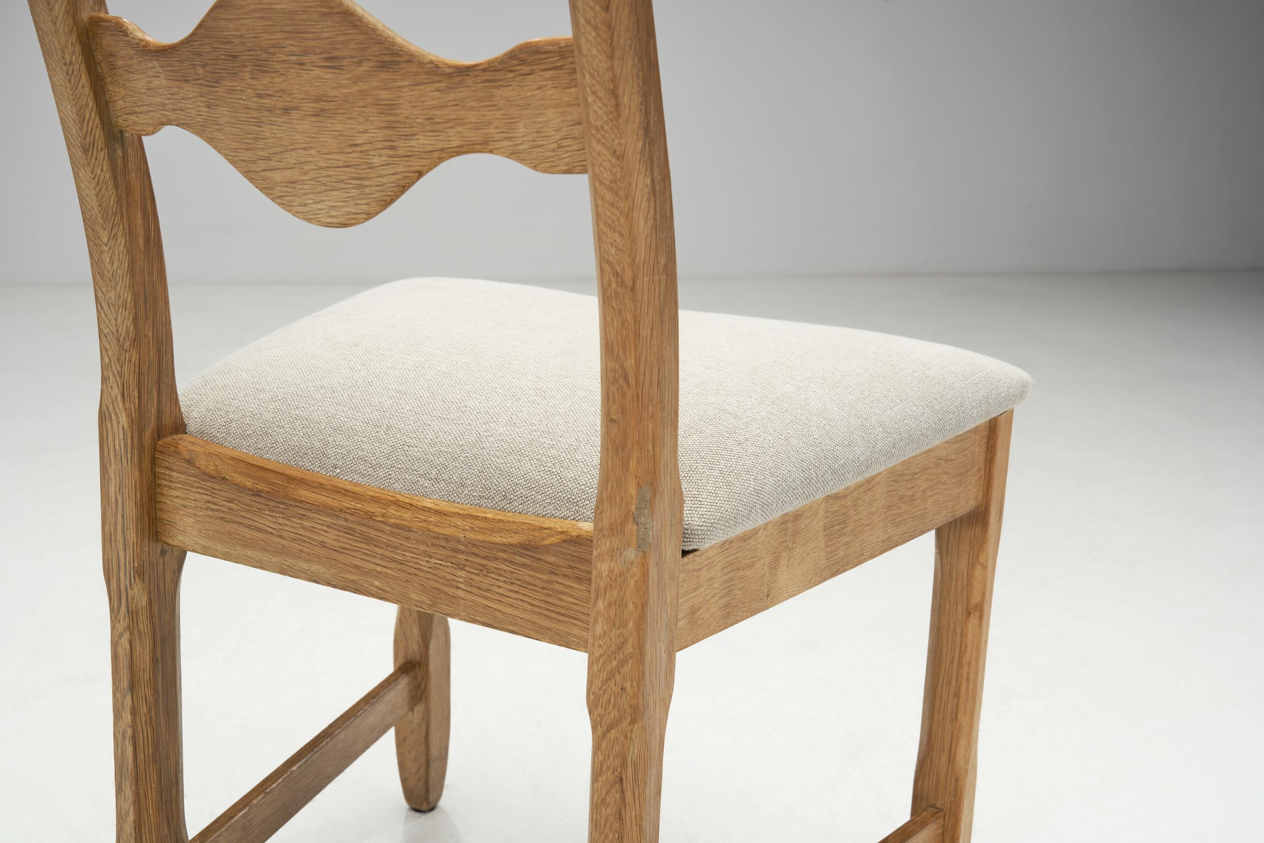 Henning Kjaernulf Dining Chairs for Nyrup Møbelfabrik, Denmark 1950s For Sale 2