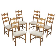 Henning Kjaernulf Dining Chairs for Nyrup Møbelfabrik, Denmark 1950s