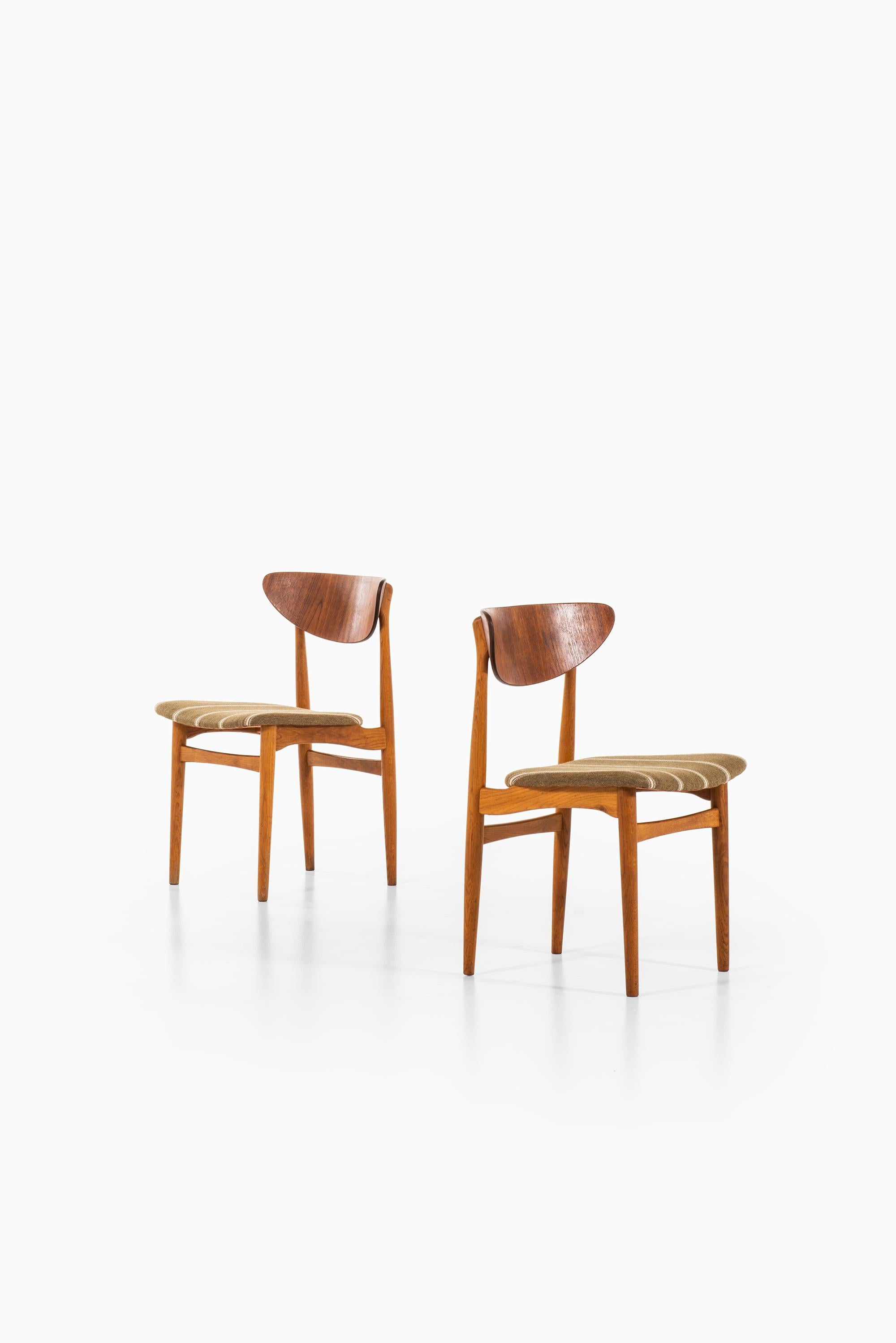 Danish Henning Kjærnulf Dining Chairs Produced by Sorø Stolefabrik in Denmark