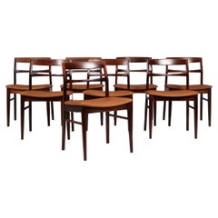 Henning Kjærnulf Eight Dining Chairs
