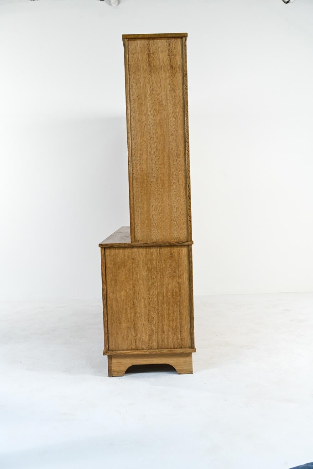 Henning Kjærnulf for Nyrup Mobelfabrik Oak Bookcase Cabinet 3