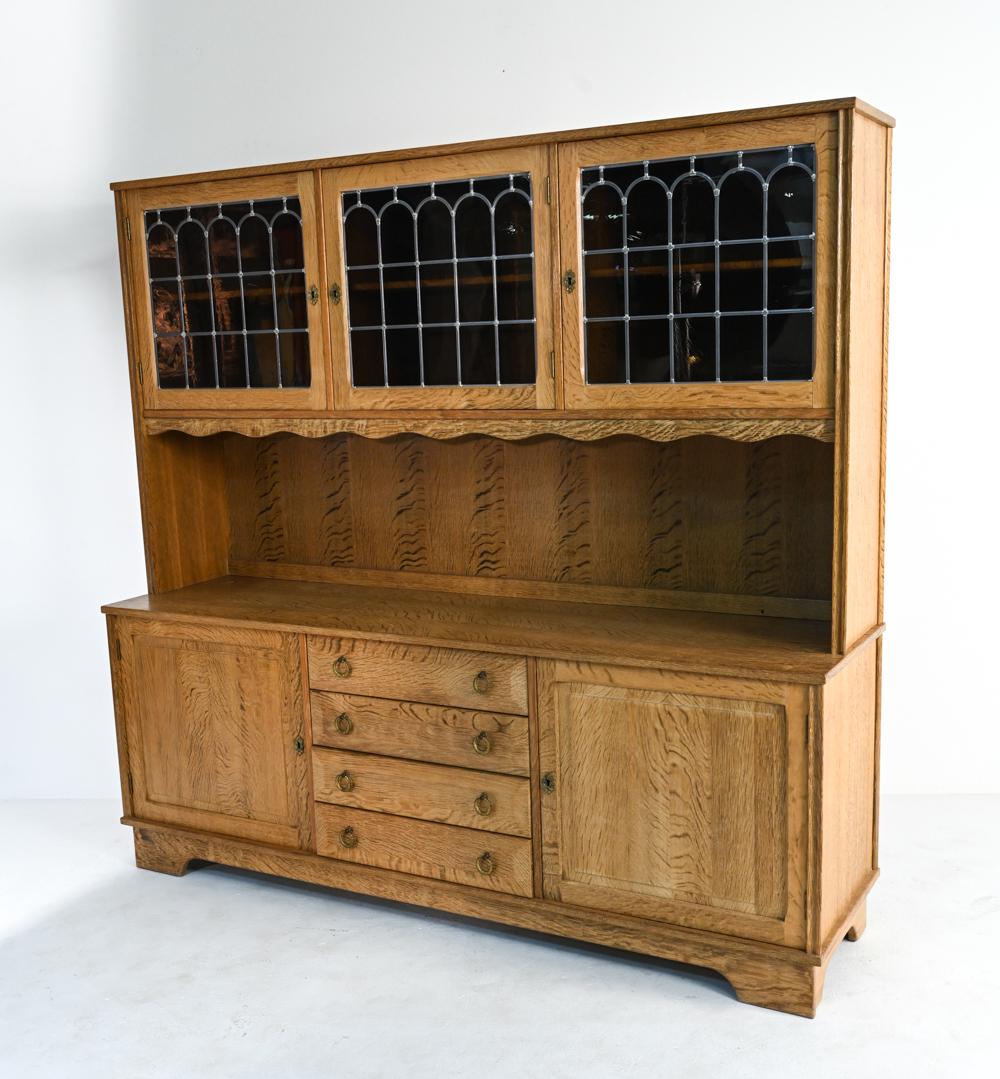Henning Kjærnulf for Nyrup Mobelfabrik Oak Bookcase Cabinet 2