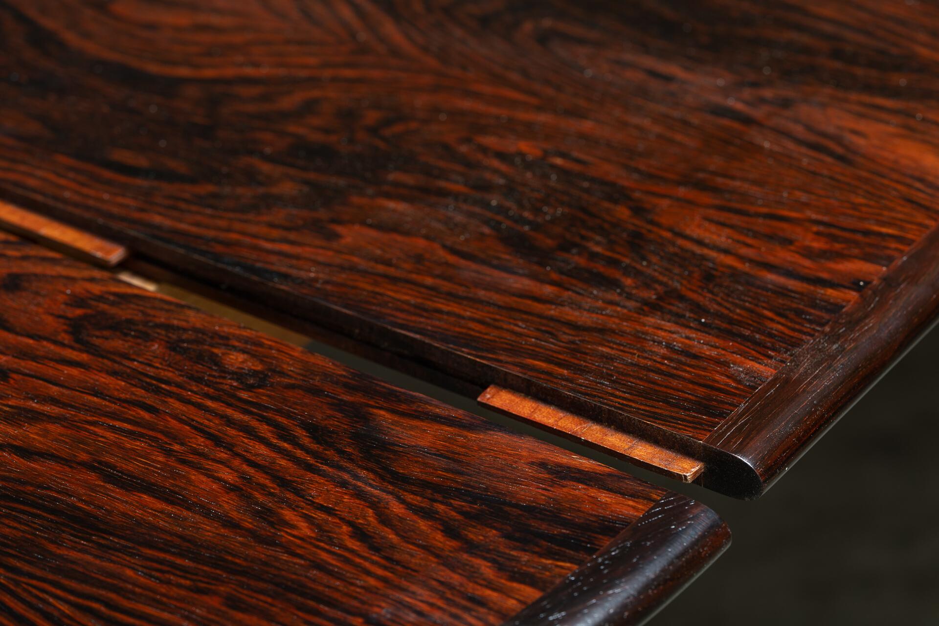 Henning Kjaernulf pour Sorø Stolefabrik - Table de salle à manger à rallonge du début des années 1950 en vente 6