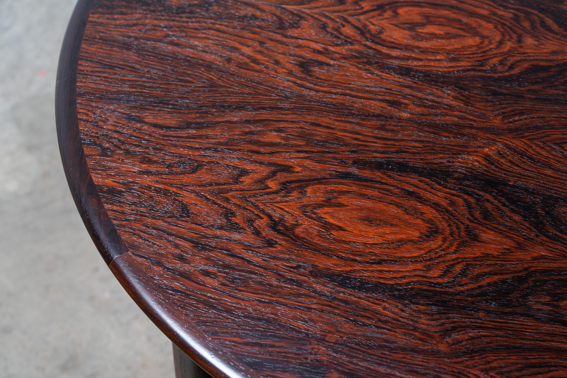 Henning Kjaernulf pour Sorø Stolefabrik - Table de salle à manger à rallonge du début des années 1950 en vente 11