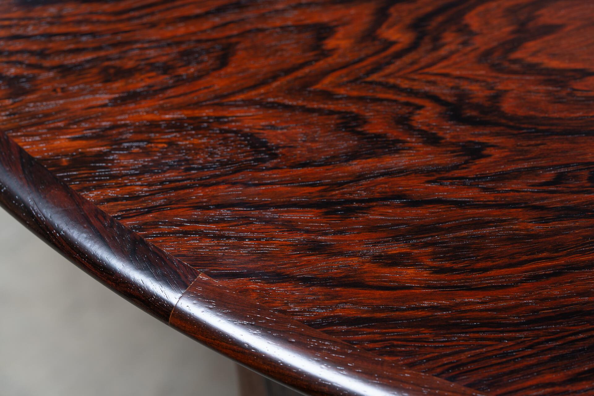 Henning Kjaernulf pour Sorø Stolefabrik - Table de salle à manger à rallonge du début des années 1950 en vente 13