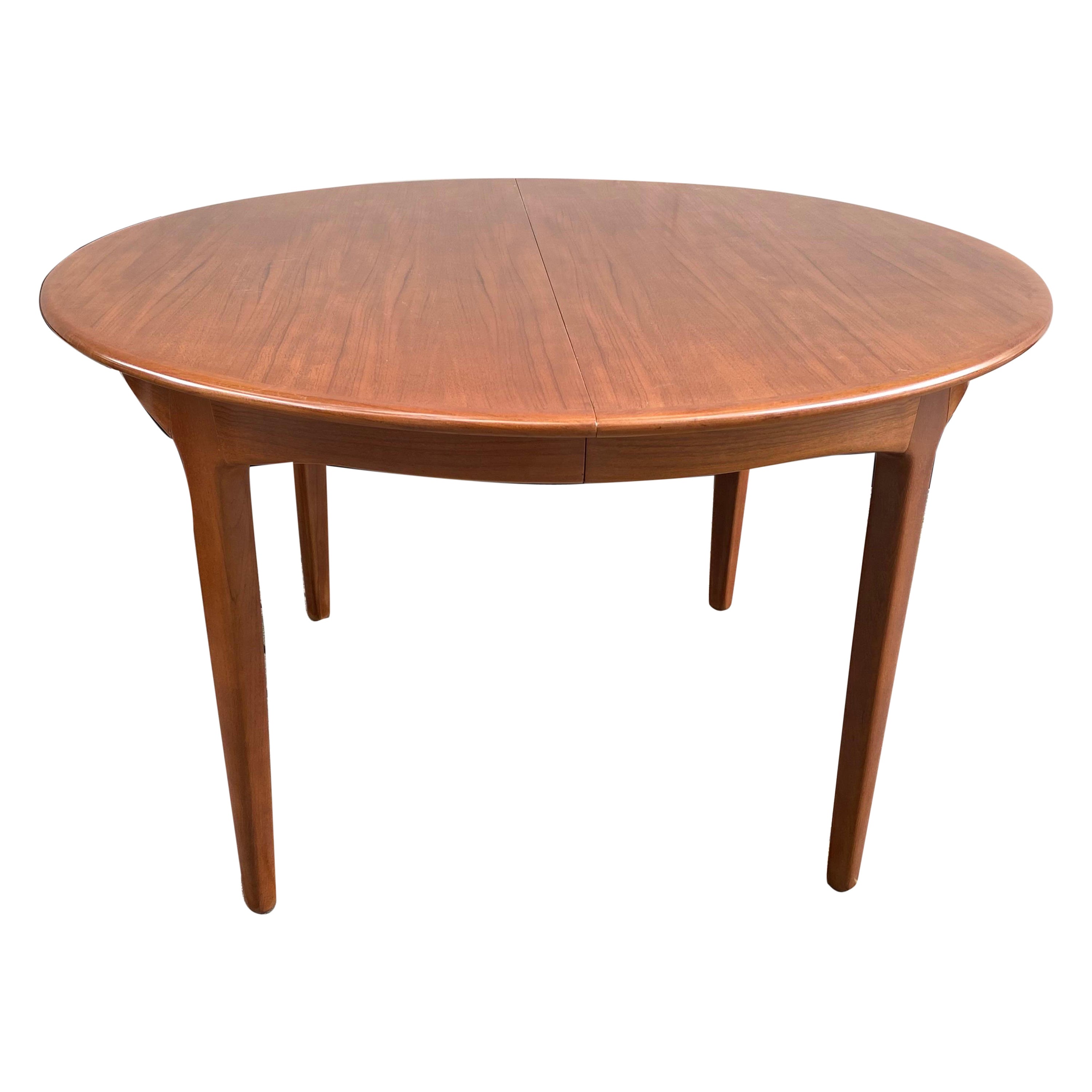 Henning Kjaernulf for Soro Round Teak Dining Table