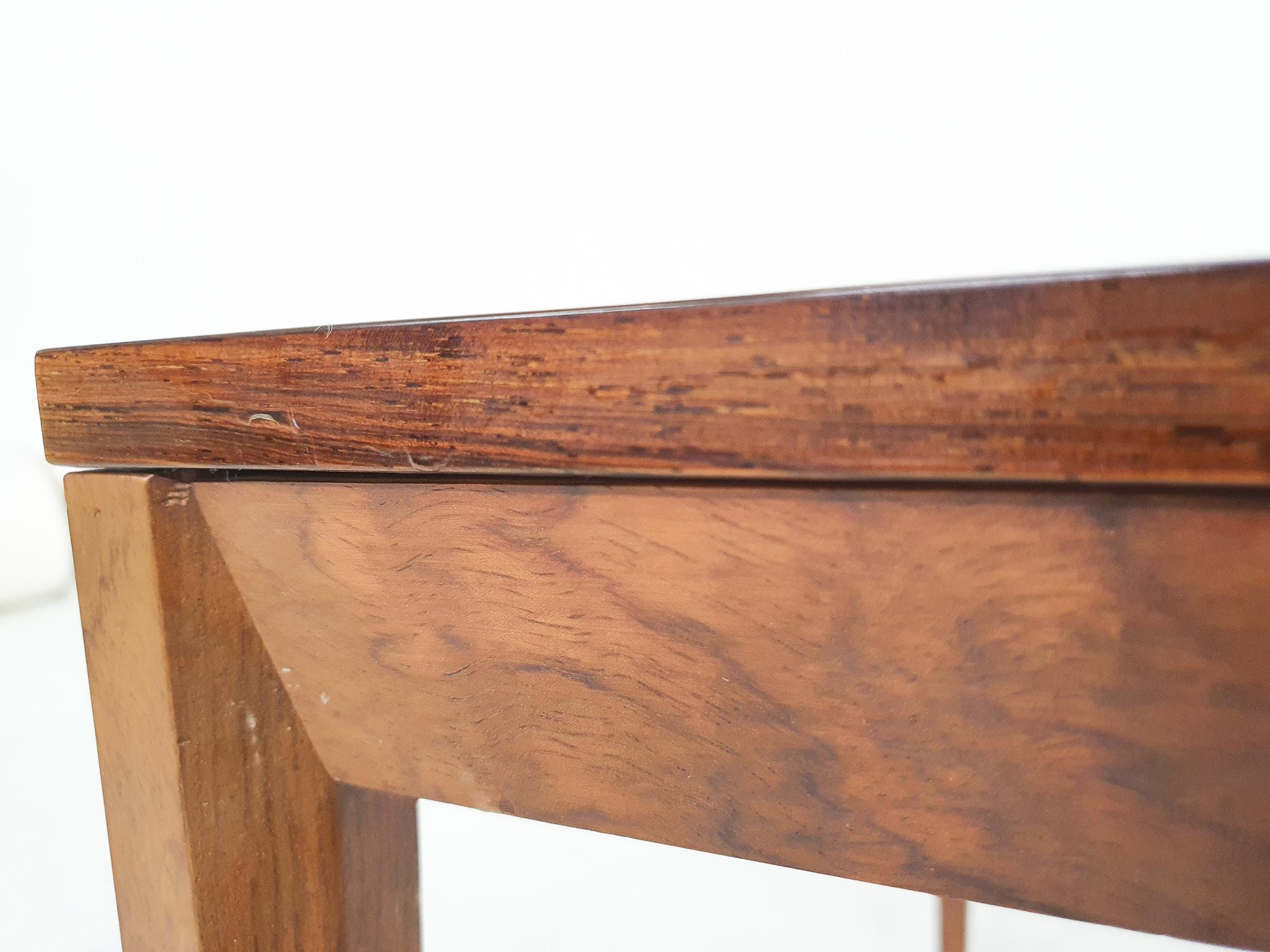 Henning Kjaernulf for Vejle Furniture Wooden Rectangle Coffee Table, 1960's For Sale 4