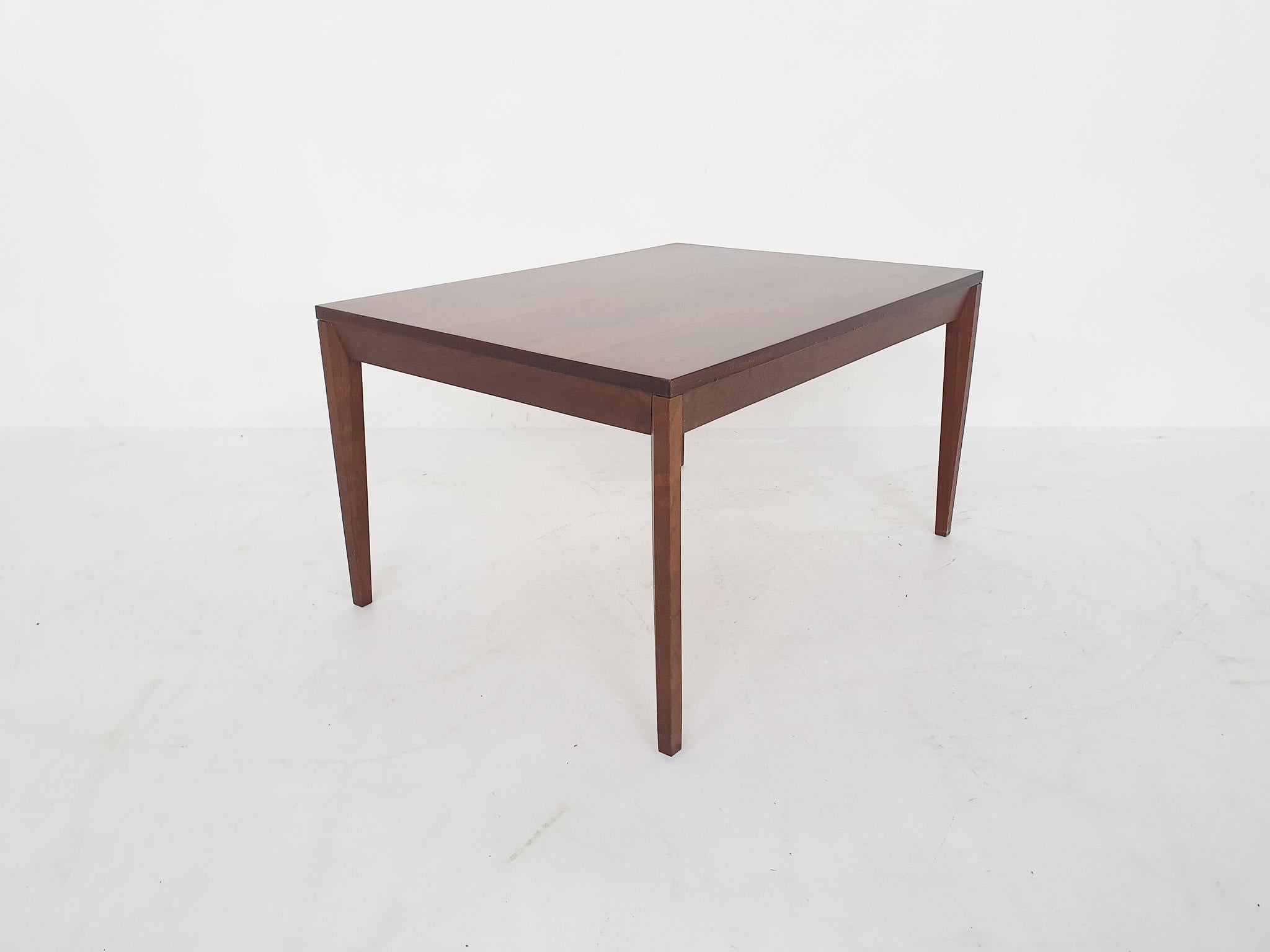 Scandinavian Modern Henning Kjaernulf for Vejle Furniture Wooden Rectangle Coffee Table, 1960's For Sale