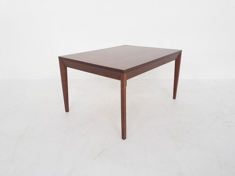 Henning Kjaernulf for Vejle Furniture Wooden Rectangle Coffee Table