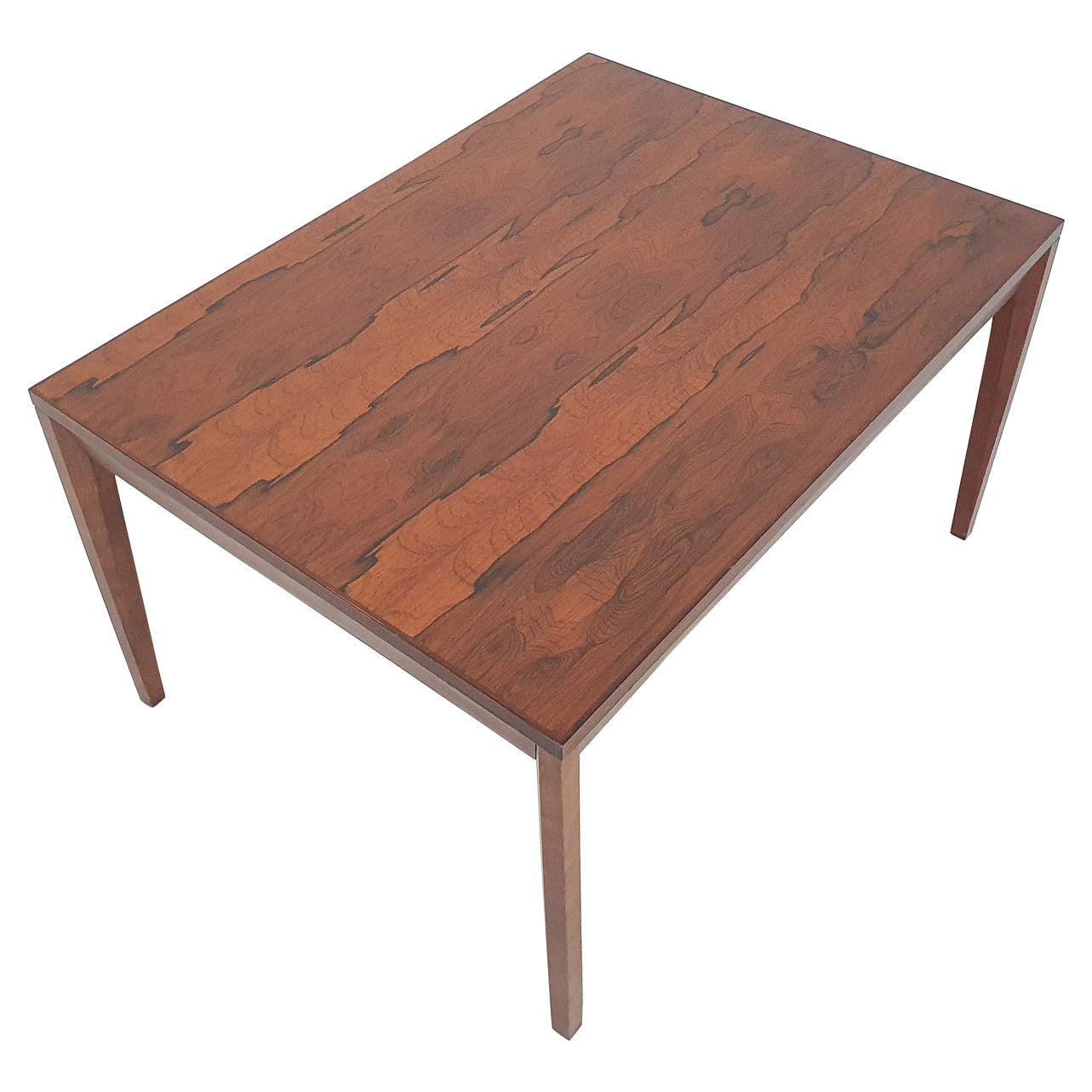 Table basse rectangulaire en bois Henning Kjaernulf pour Vejle Furniture, années 1960