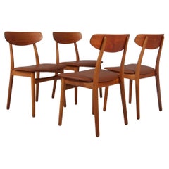 Henning Kjærnulf four Dining Chairs