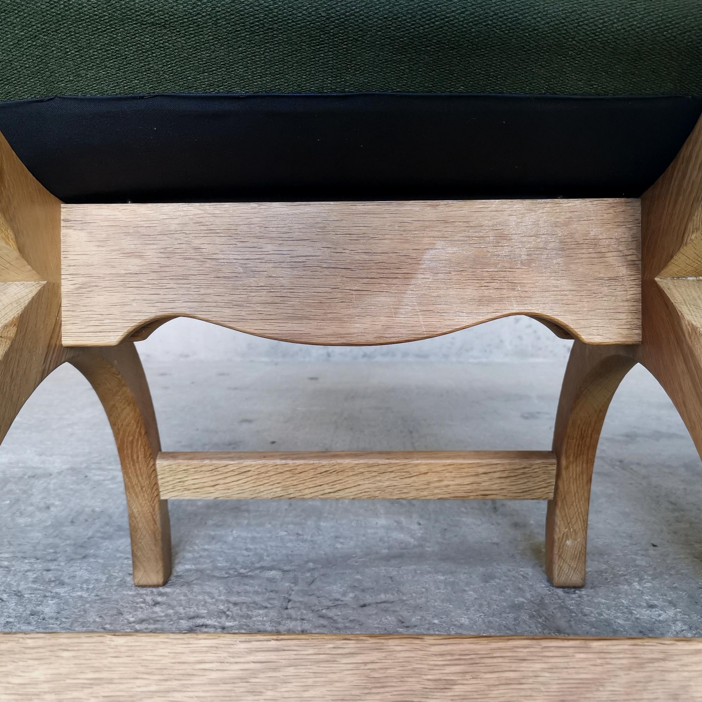 Henning Kjærnulf Kurul chair in solid oak. EG Kvalitetsmøbel Denmark 1960s.  For Sale 1