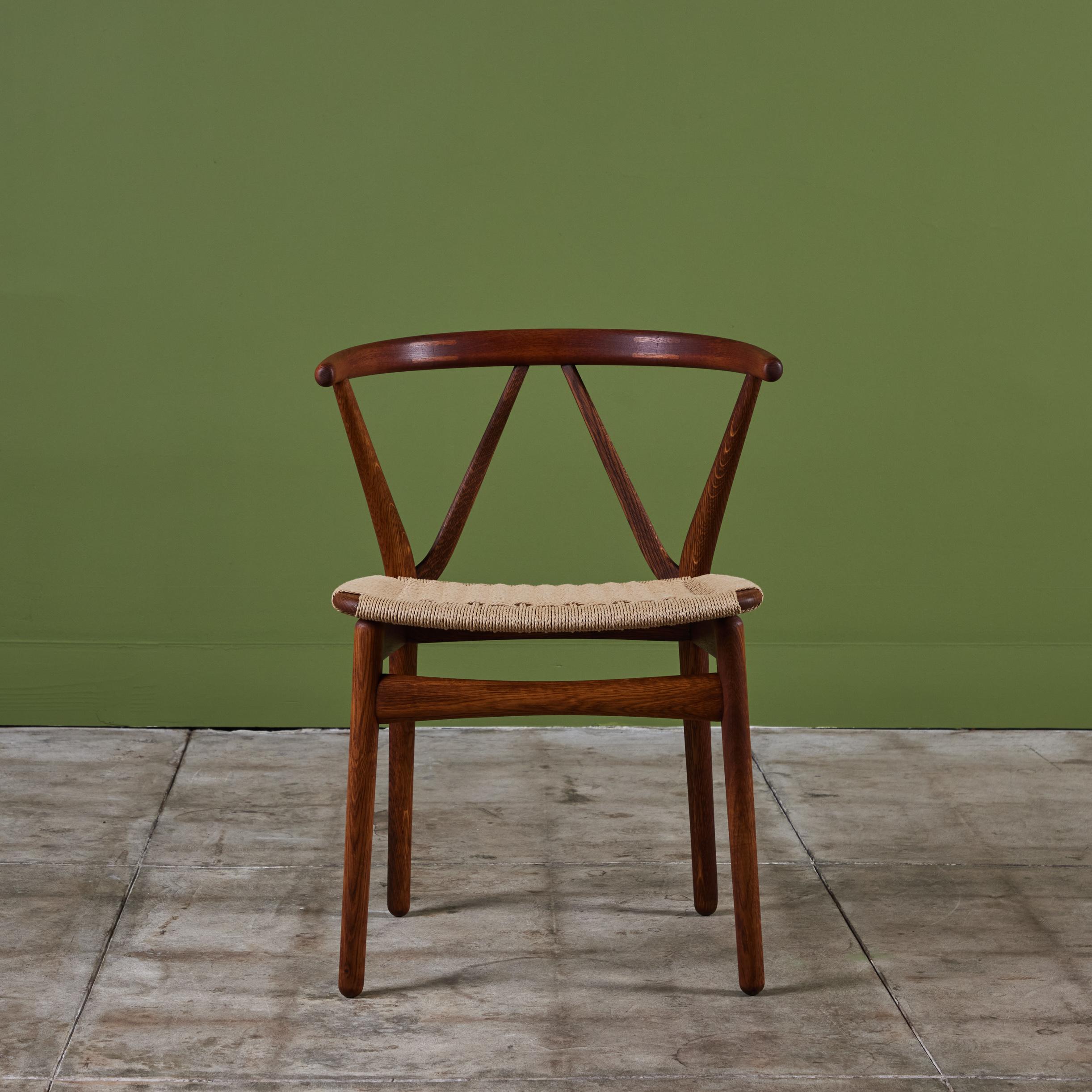 Scandinavian Modern Henning Kjærnulf Model 255 Dining Chair for Bruno Hansen For Sale