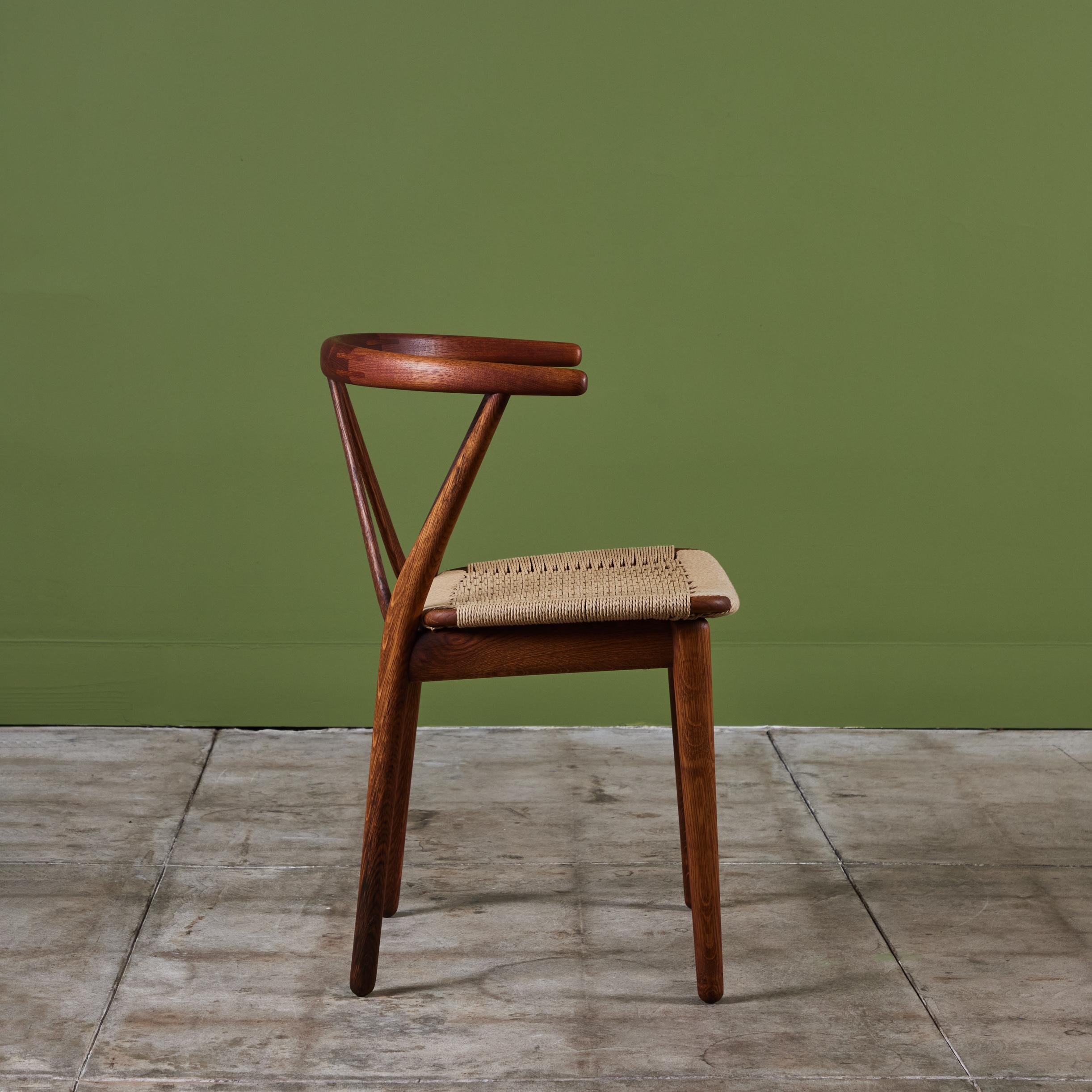 Danish Henning Kjærnulf Model 255 Dining Chair for Bruno Hansen For Sale