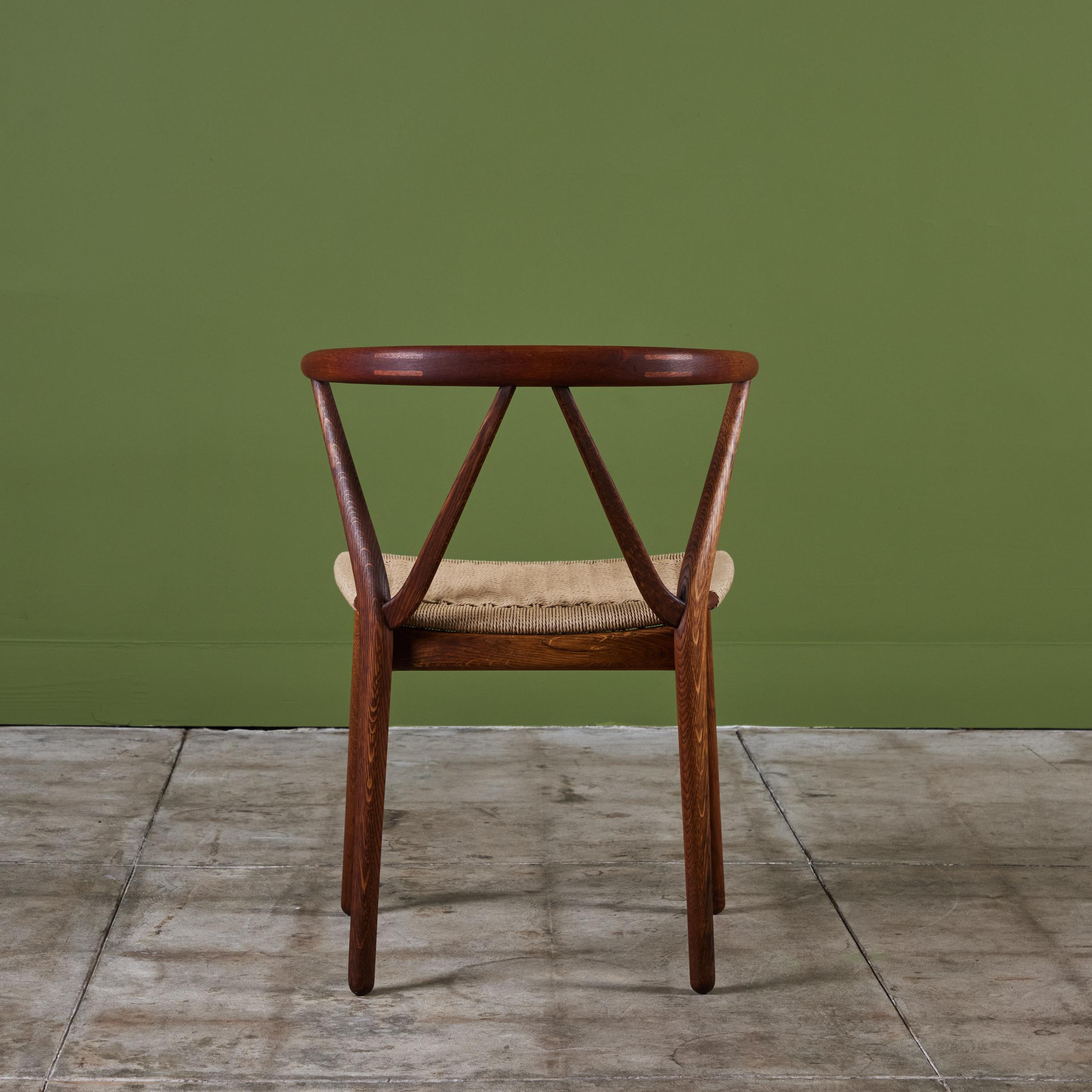 Teak Henning Kjærnulf Model 255 Dining Chair for Bruno Hansen For Sale