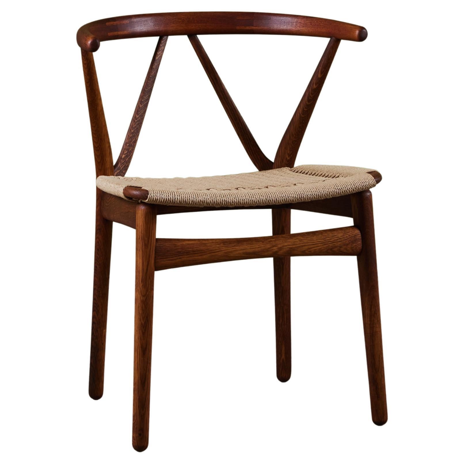 Henning Kjærnulf Model 255 Dining Chair for Bruno Hansen For Sale