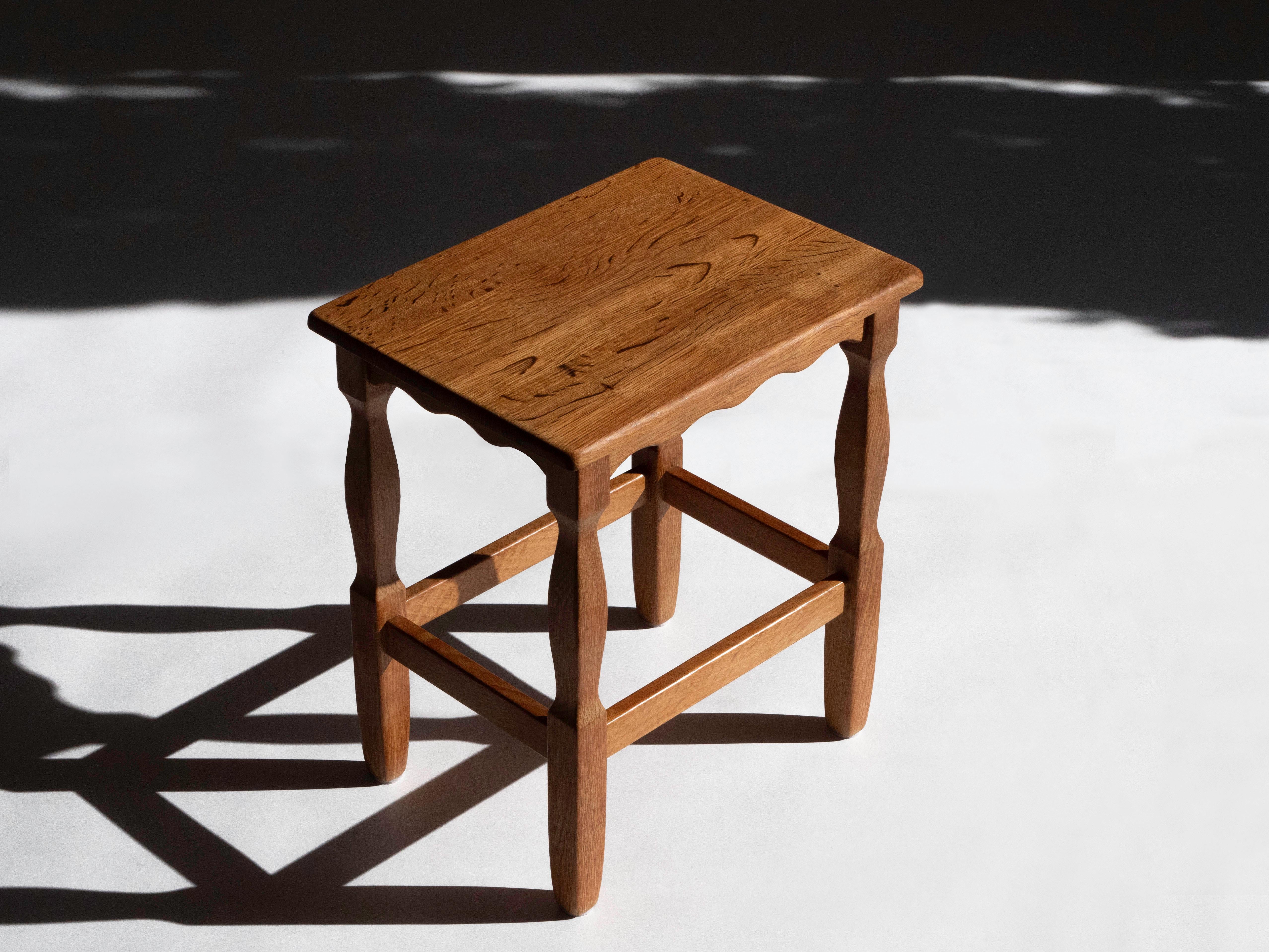Henning Kjaernulf Nesting Tables in Solid Oak, Denmark 1960's For Sale 6