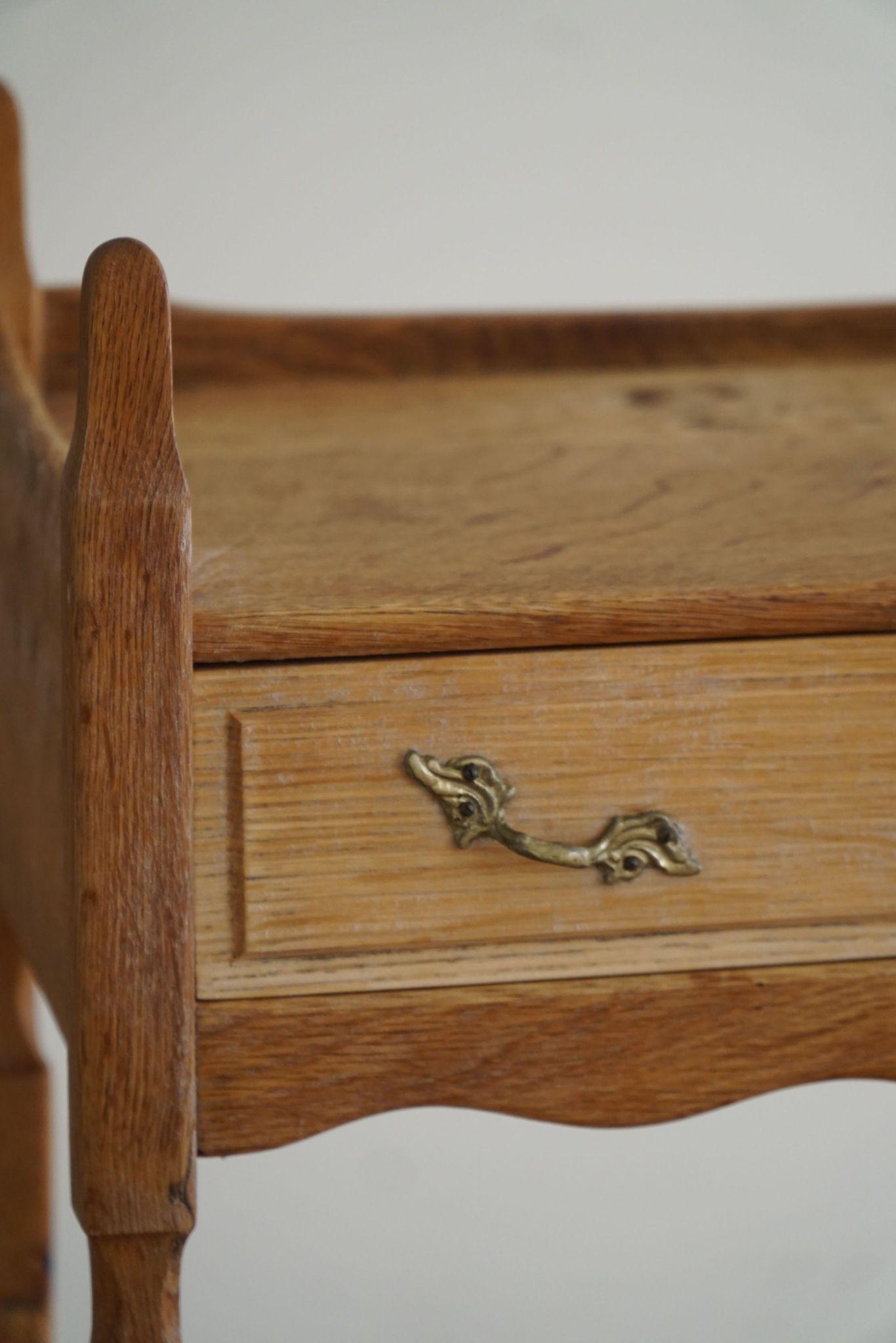 Henning Kjærnulf, Night Stand in Oak, Danish Modern, 