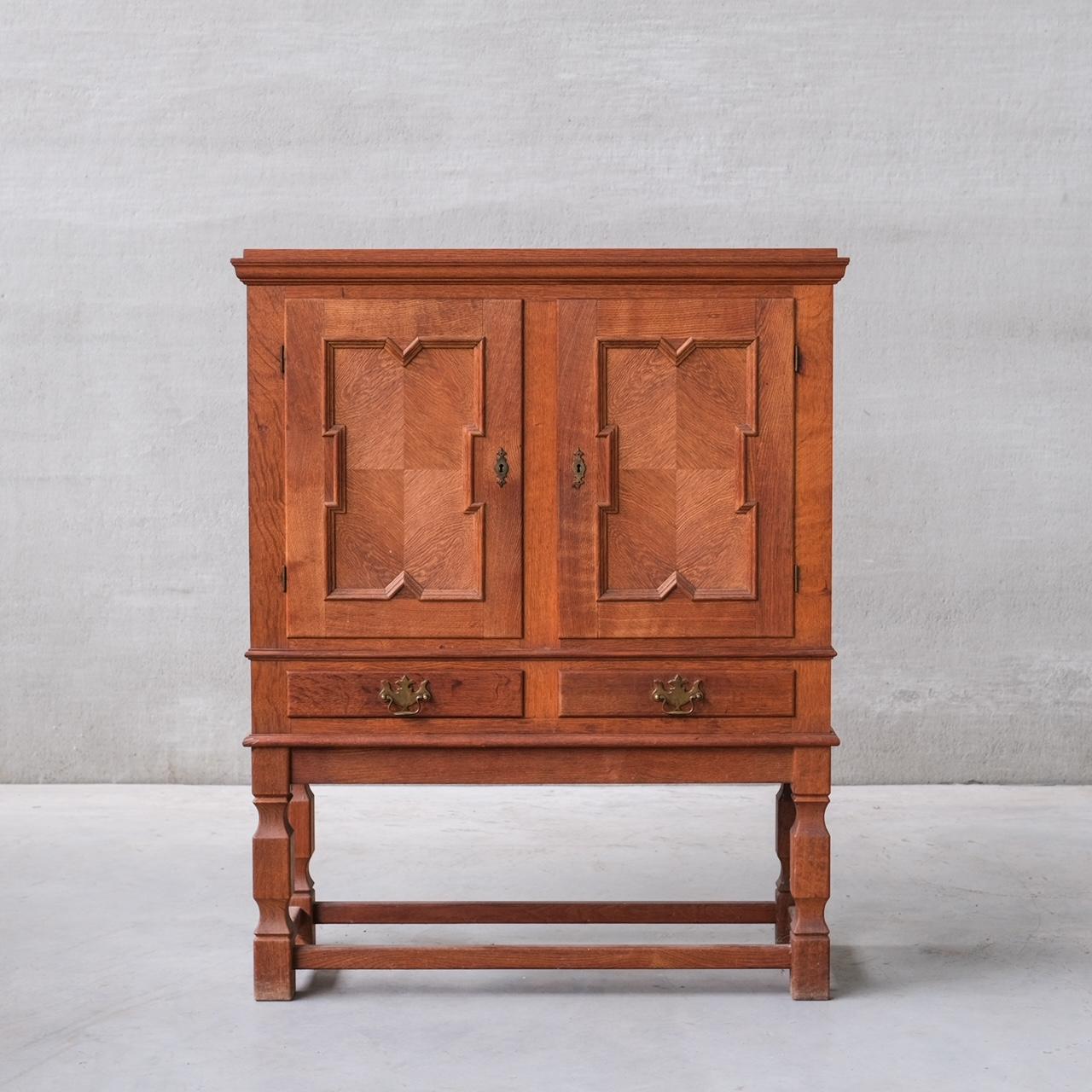 Henning Kjaernulf Oak Danish Mid-Century Cabinet For Sale 7
