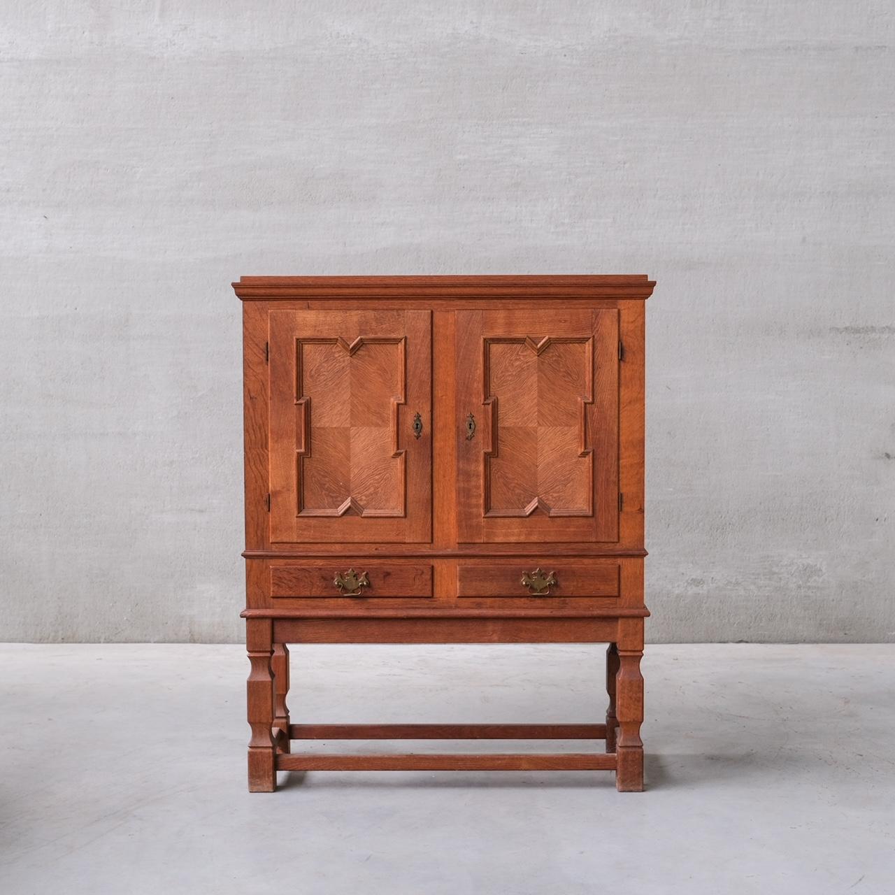 Henning Kjaernulf Oak Danish Mid-Century Cabinet For Sale 8