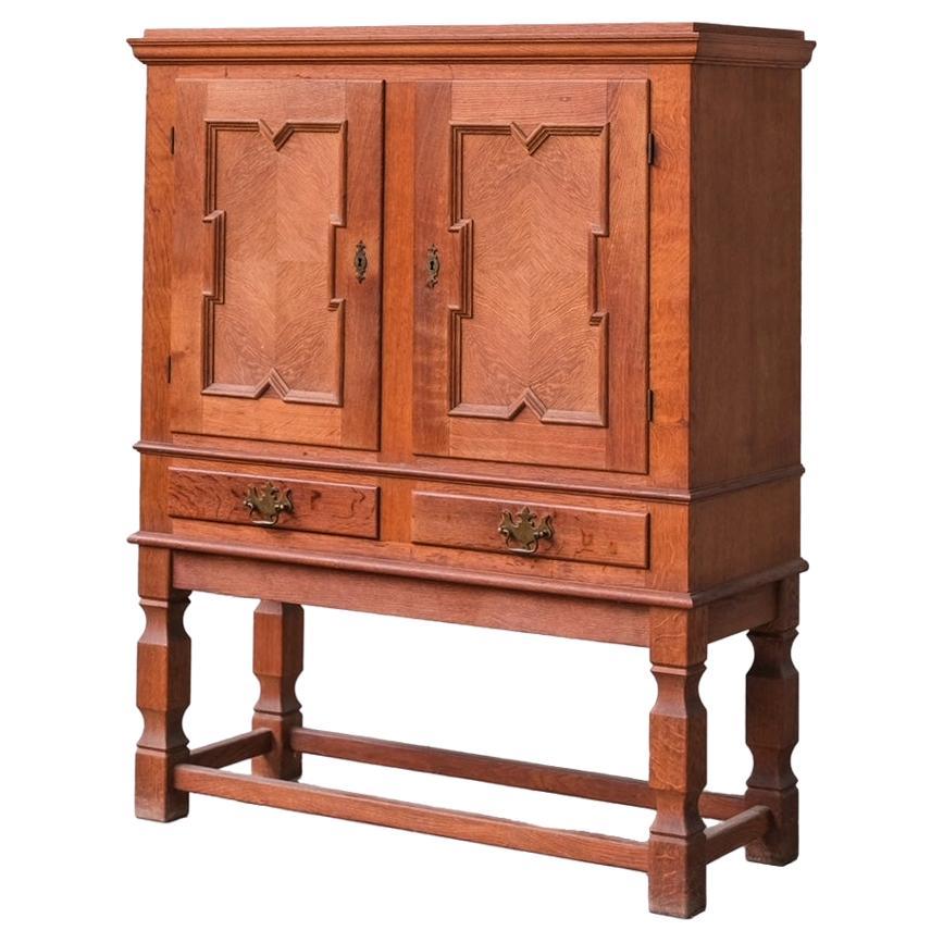 Henning Kjaernulf Oak Danish Mid-Century Cabinet For Sale