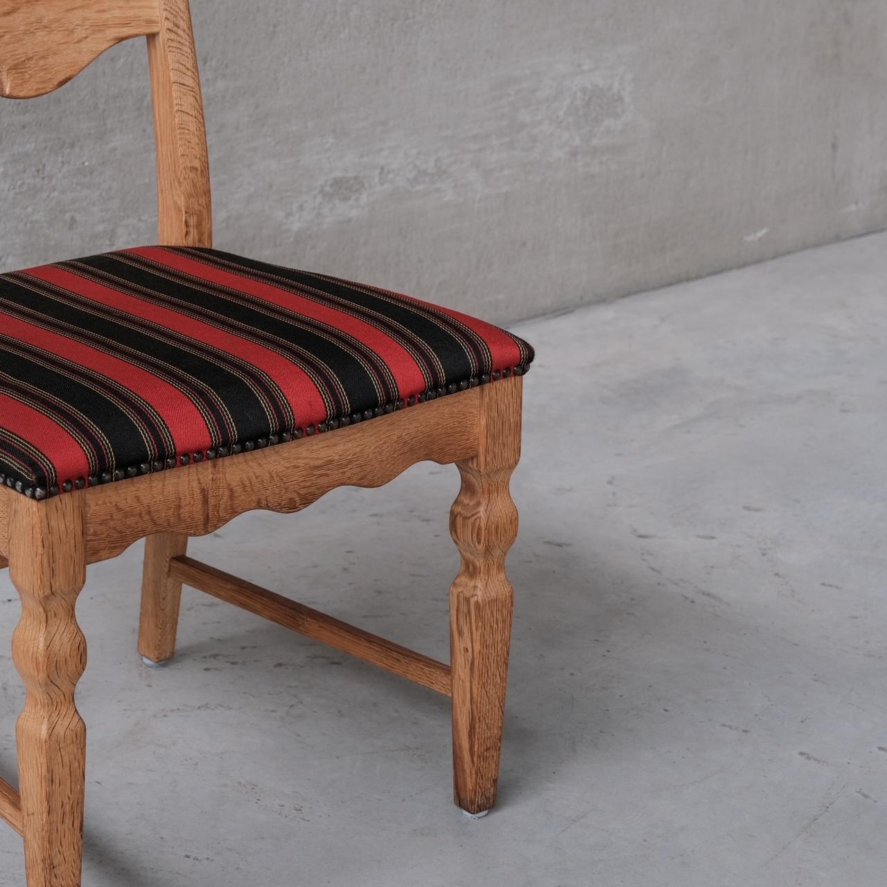 Henning Kjaernulf Oak Danish Mid-Century Dining Chairs '6' For Sale 3