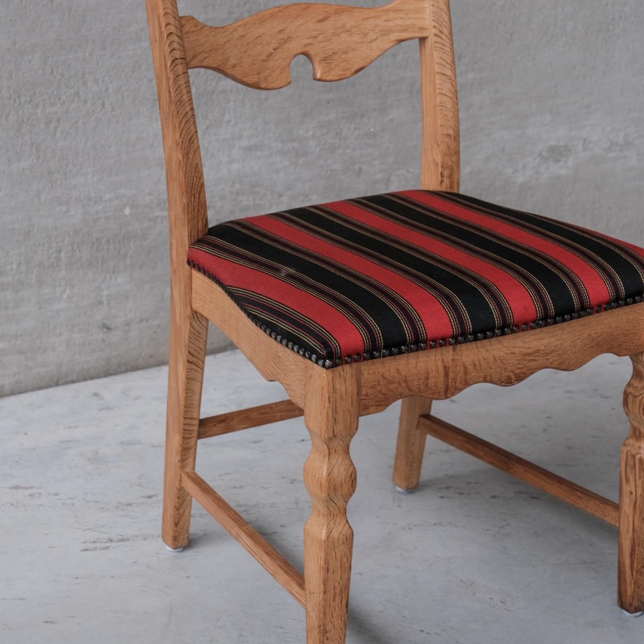 Henning Kjaernulf Oak Danish Mid-Century Dining Chairs '6' For Sale 4