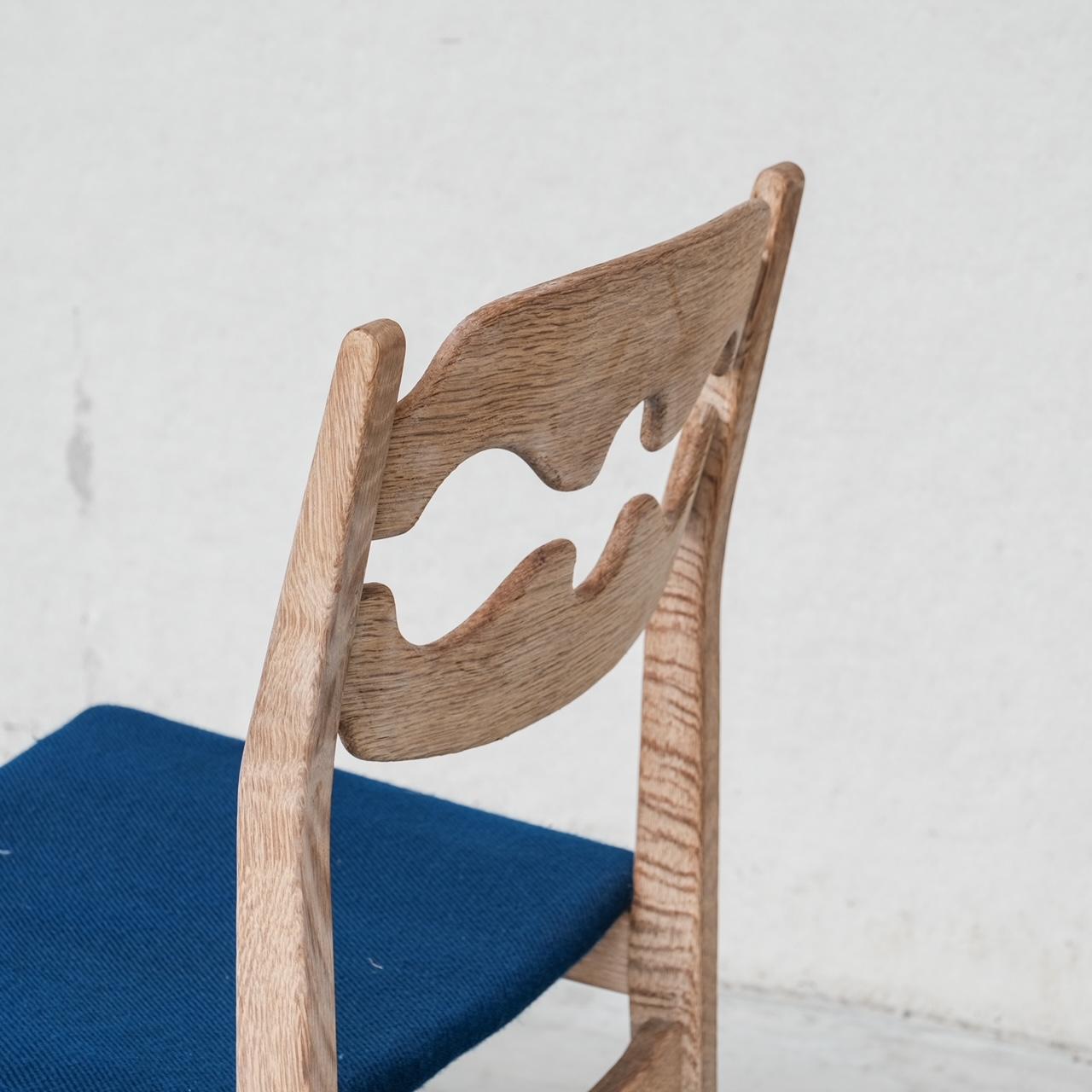 Henning Kjaernulf Oak Danish Mid-Century Dining Chairs For Sale 4