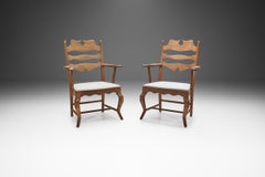 Henning Kjærnulf Oak Dining Chairs for Nyrup Møbelfabrik, Denmark 1960s
