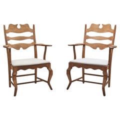 Vintage Henning Kjærnulf Oak Dining Chairs for Nyrup Møbelfabrik, Denmark 1960s