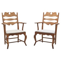 Henning Kjærnulf Oak Dining Chairs for Nyrup Møbelfabrik, Denmark 1960s