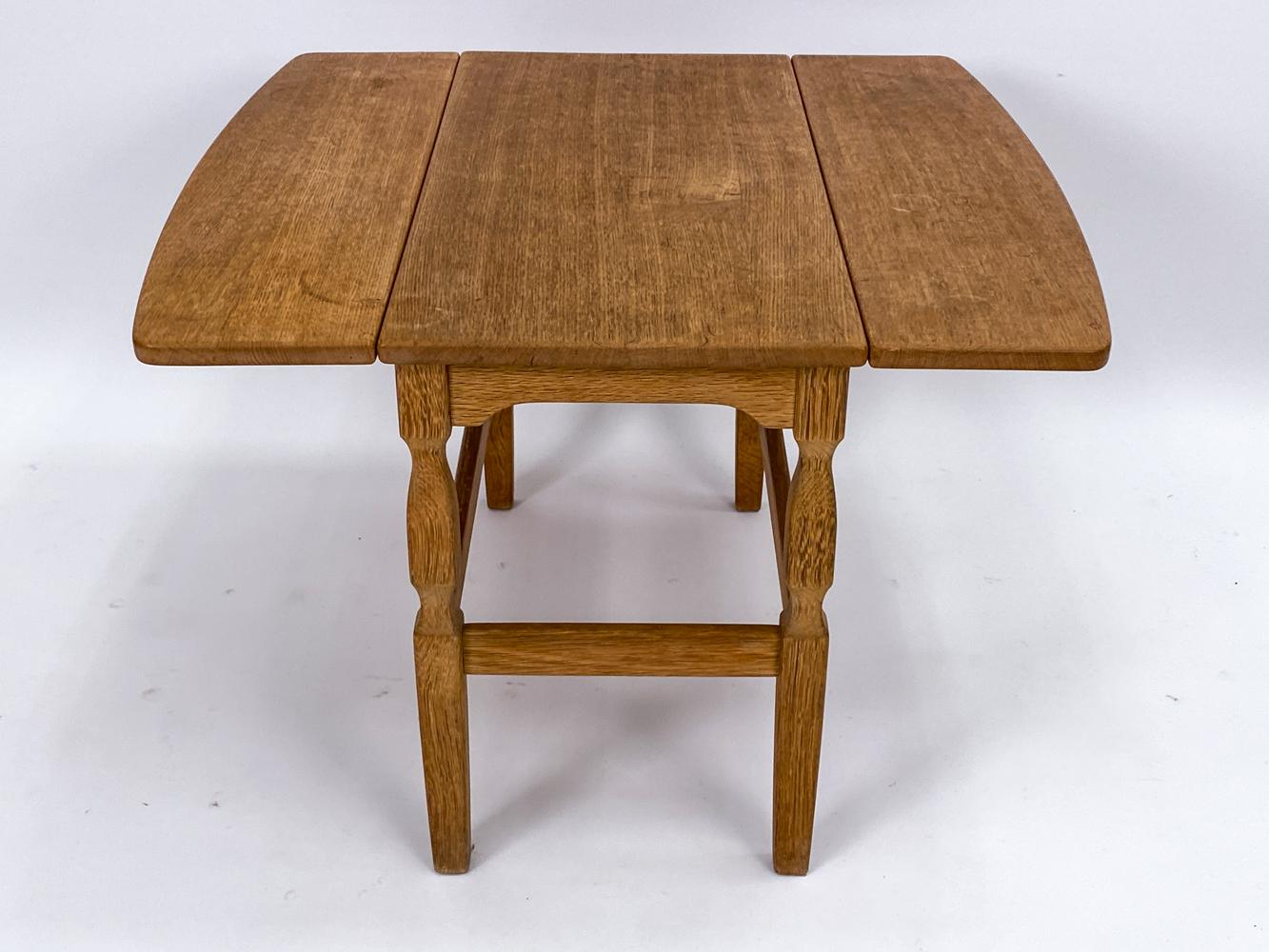 Henning Kjaernulf Oak Drop Leaf Side Table 7