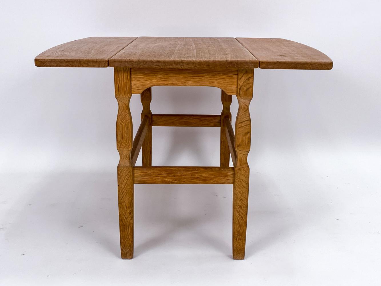 Henning Kjaernulf Oak Drop Leaf Side Table 1