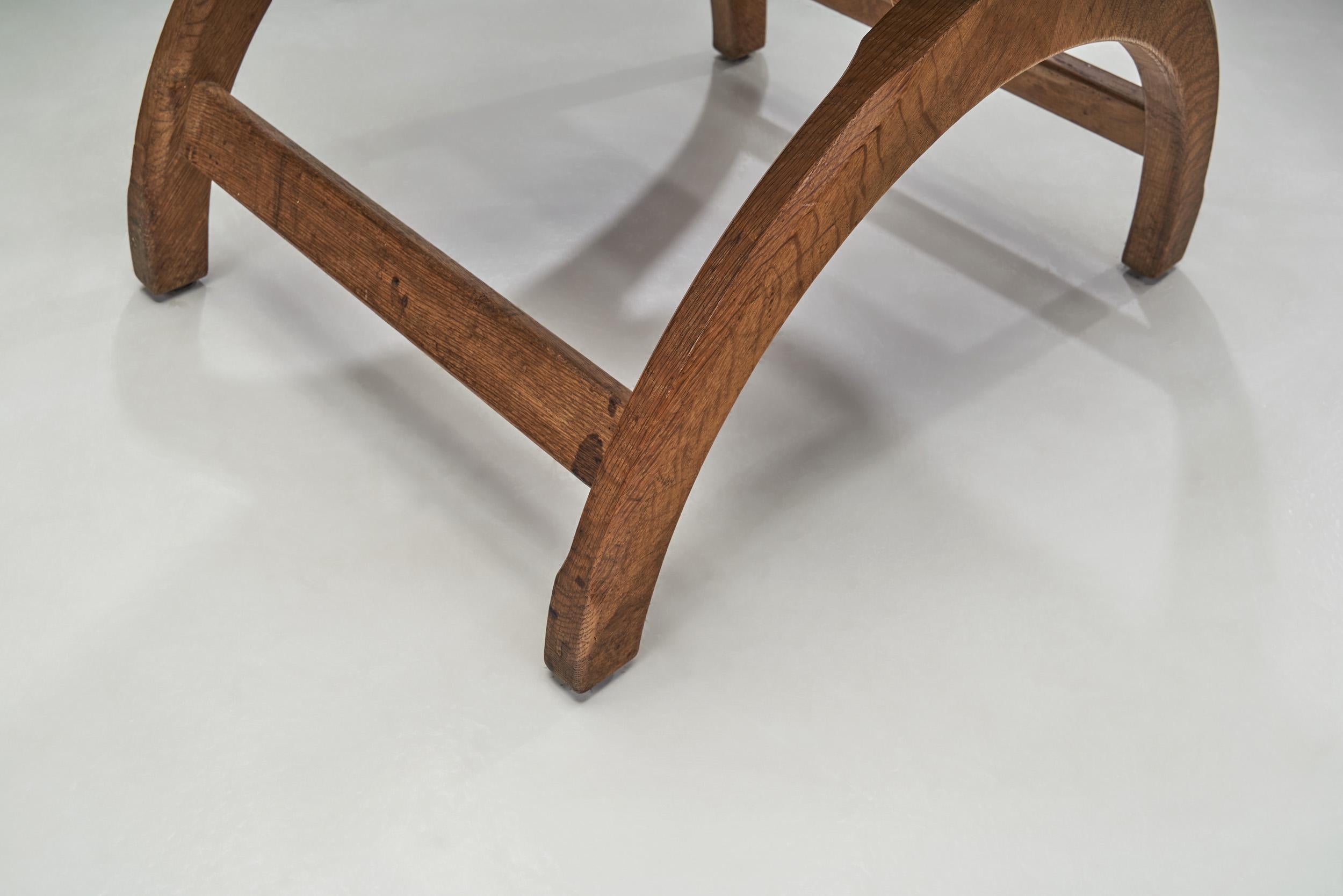 Henning Kjærnulf Oak Kurul Chairs for EG Kvalitetsmøbel, Denmark 1960s 7