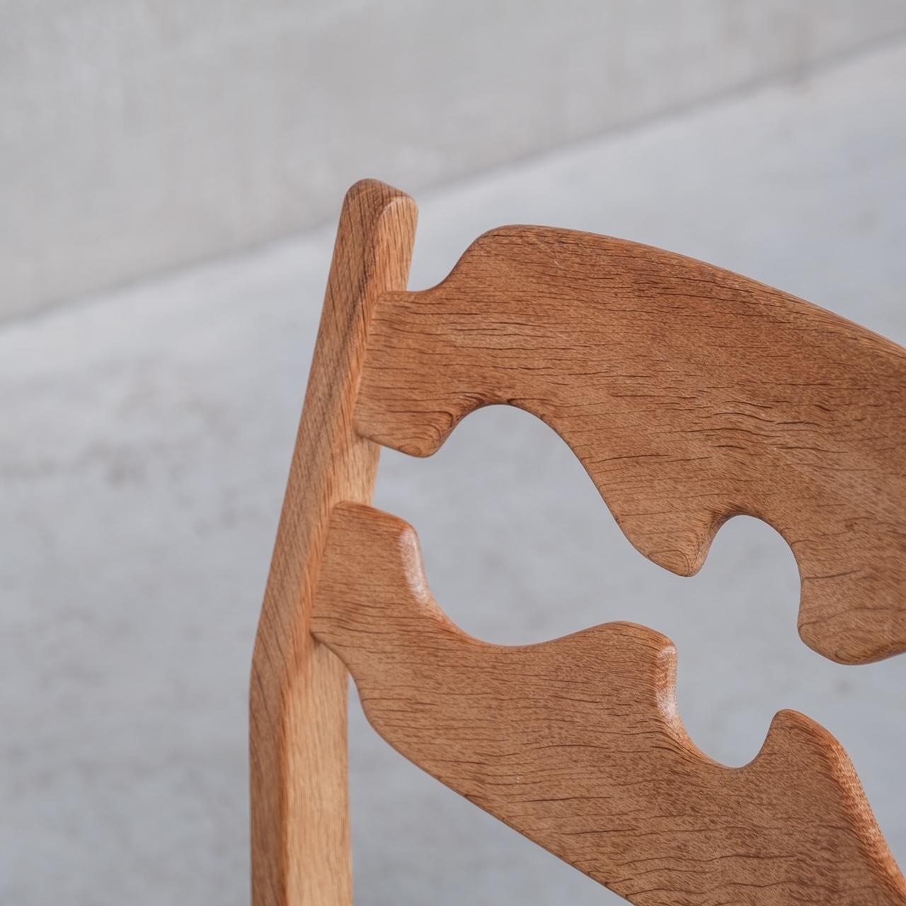 Henning Kjaernulf Oak Mid-Century Danish Dining Chairs, '8' 7