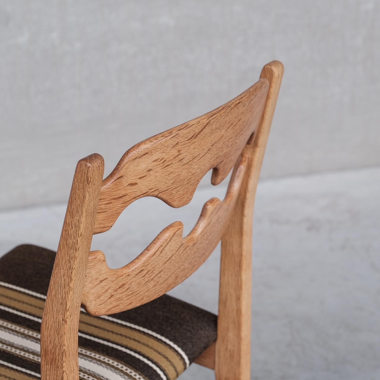 Henning Kjaernulf Oak Mid-Century Danish Dining Chairs, '8' 9