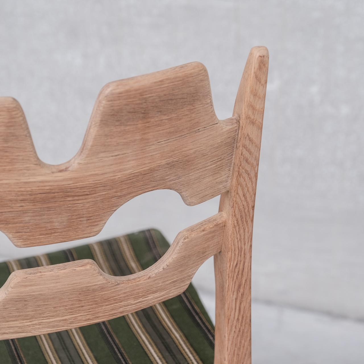Henning Kjaernulf Oak Mid-Century Danish Dining Chairs 5