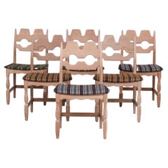 Henning Kjaernulf Oak Mid-Century Danish Dining Chairs