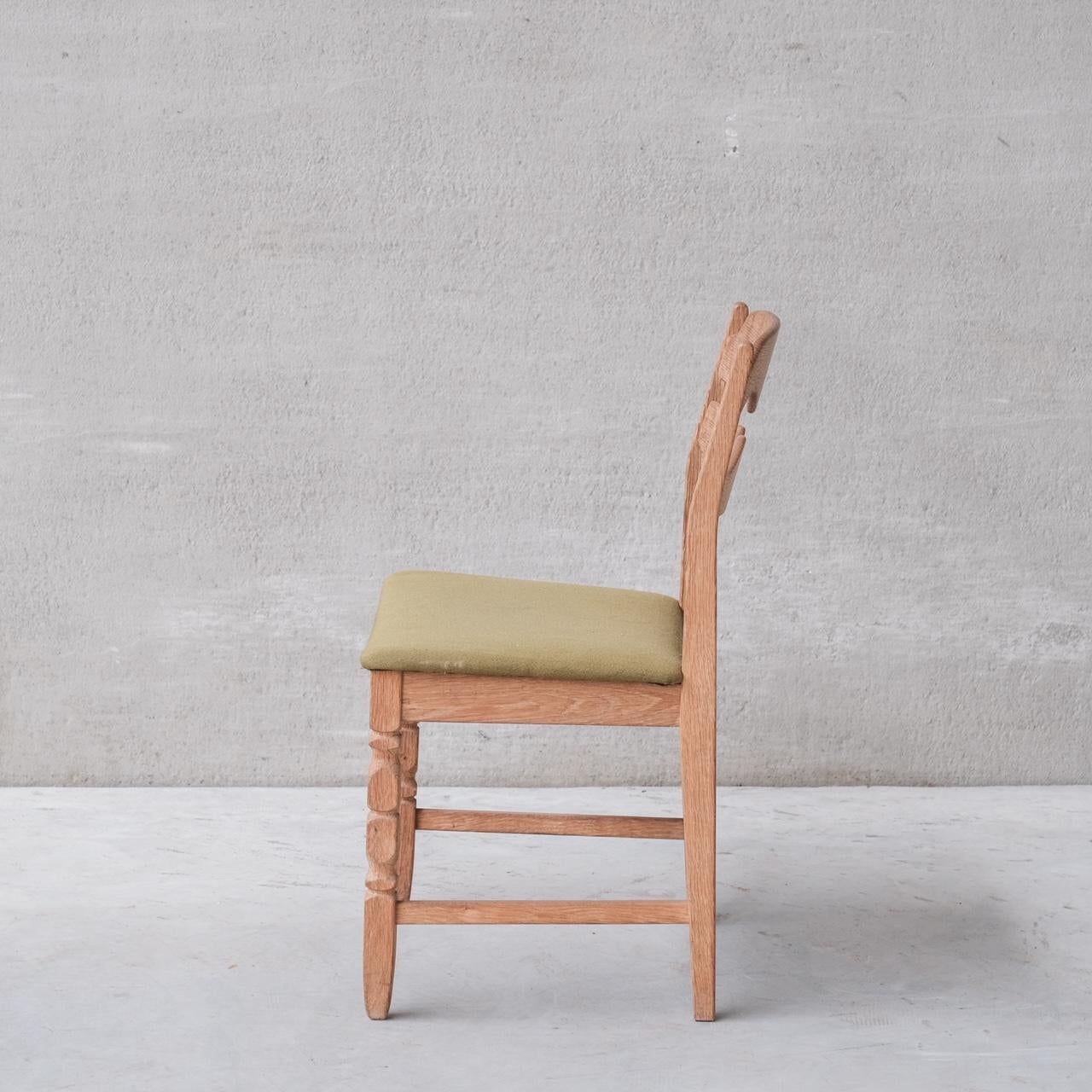 Henning Kjaernulf Oak Mid-Century Razor Danish Dining Chairs '12+ Available' 8