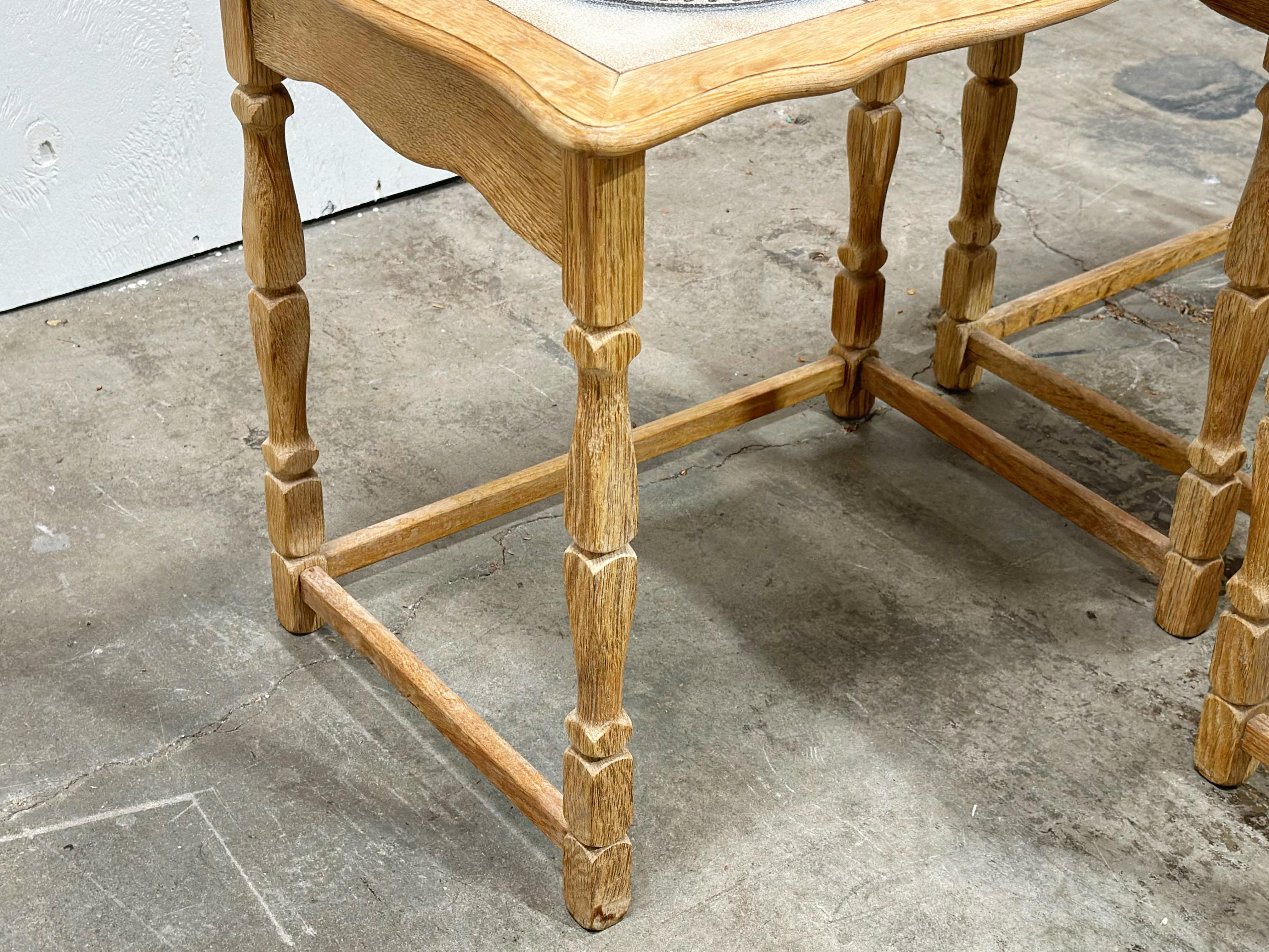 Henning Kjaernulf Oak Nesting Tables - Danish Modern Edmund Pedersen Tile 5
