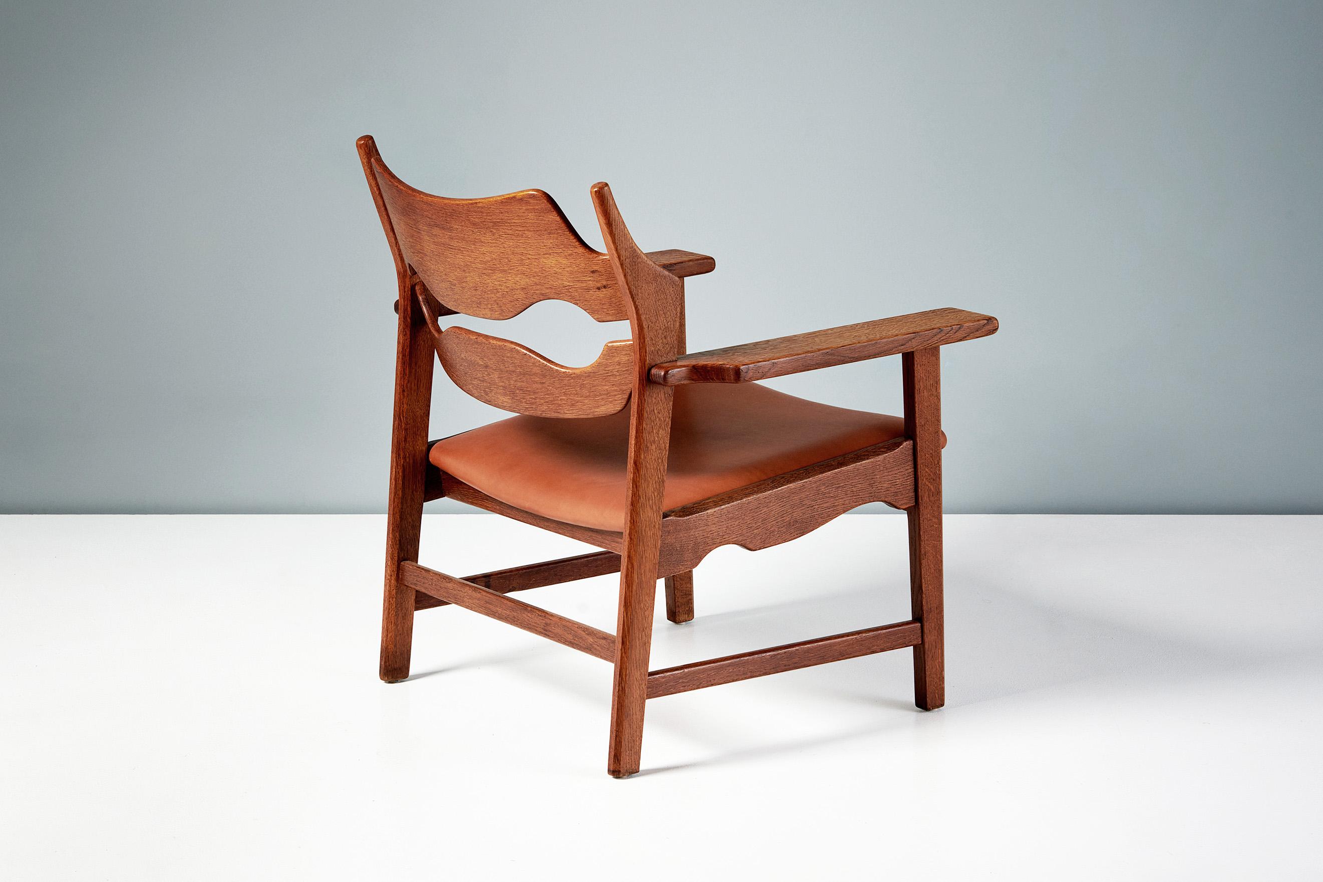 Henning Kjaernulf Razor Klinge-Stuhl aus Eiche, ca. 1960er Jahre (Skandinavische Moderne) im Angebot