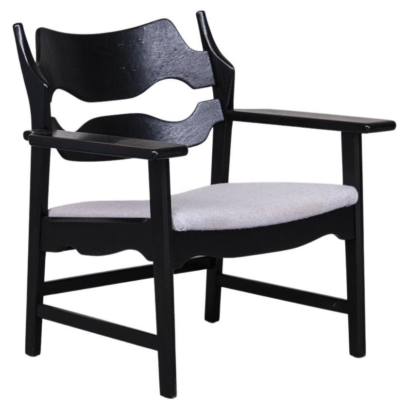 Henning Kjaernulf Oak Razor Mid-Century Danish Armchair