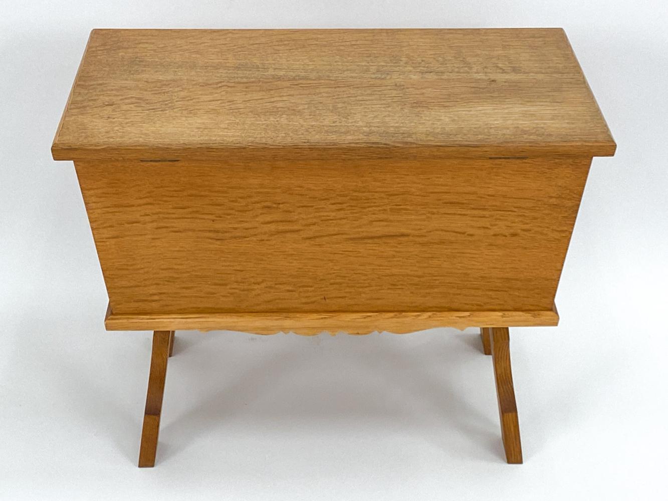 Henning Kjærnulf Oak Sewing Chest 5