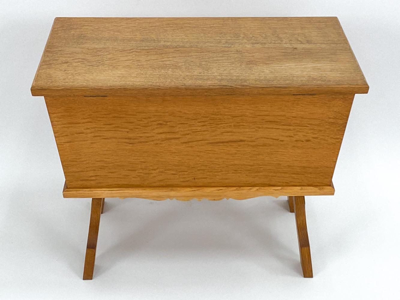 Henning Kjærnulf Oak Sewing Chest  5