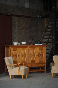 Henning Kjærnulf, Oak Sideboard, Danish Mid-Century, Nyrup Møbelfabrik, 1960s