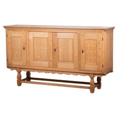 Henning Kjærnulf Oak Sideboard for EG Møbler, Denmark, 1960s
